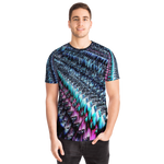 Pink & Blue Sawtooth Sublimation T-Shirt