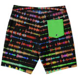 DJ Board Shorts - Audio Waveform Song Grid