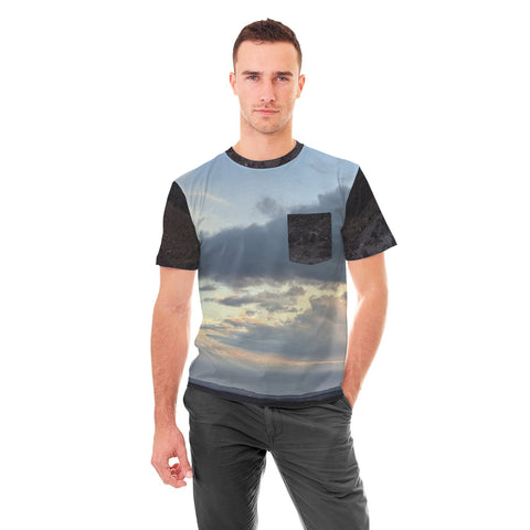 Sunset Pocket Tee