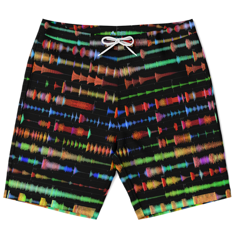 DJ Board Shorts - Audio Waveform Song Grid