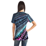 Pink & Blue Sawtooth Sublimation T-Shirt