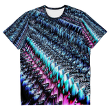 Pink & Blue Sawtooth Sublimation T-Shirt