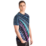 Pink & Blue Sawtooth Sublimation T-Shirt