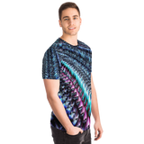 Pink & Blue Sawtooth Sublimation T-Shirt