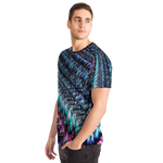 Pink & Blue Sawtooth Sublimation T-Shirt