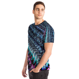 Pink & Blue Sawtooth Sublimation T-Shirt