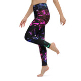 'Purple Reflections' Yoga Pants