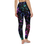 'Purple Reflections' Yoga Pants