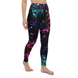 'Purple Reflections' Yoga Pants